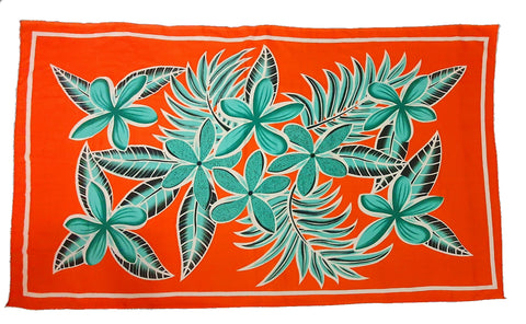 Orange Green Sarong