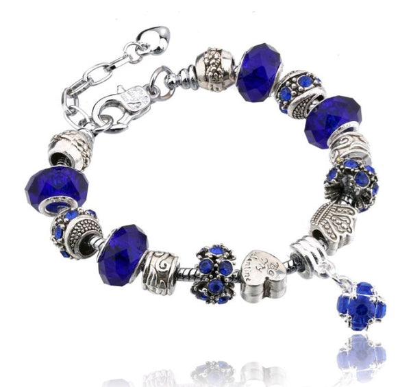 Crystal Charm Bracelet