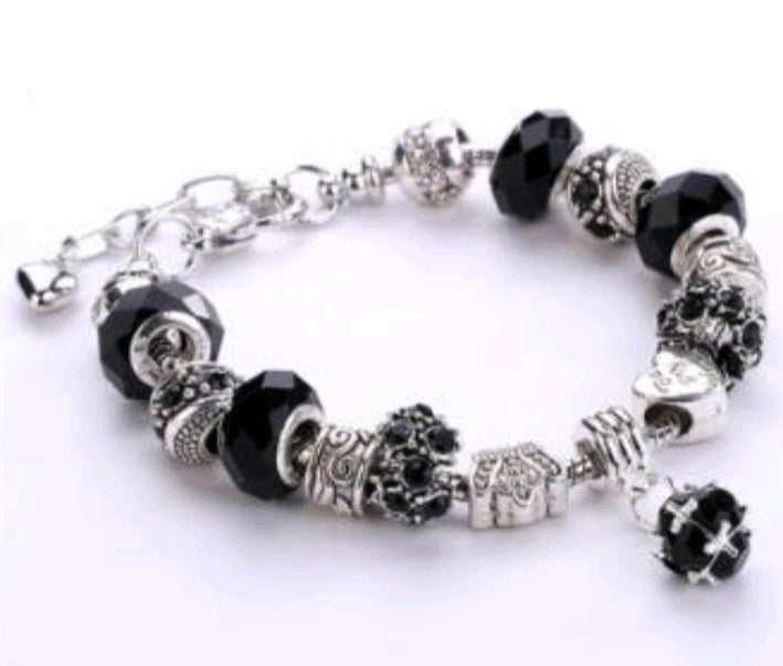 Crystal Charm Bracelet