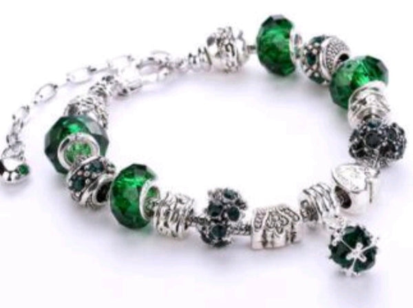 Crystal Charm Bracelet