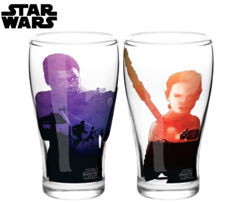 Set of Star Wars  Glass Set - (Rey & Finn Schooner)