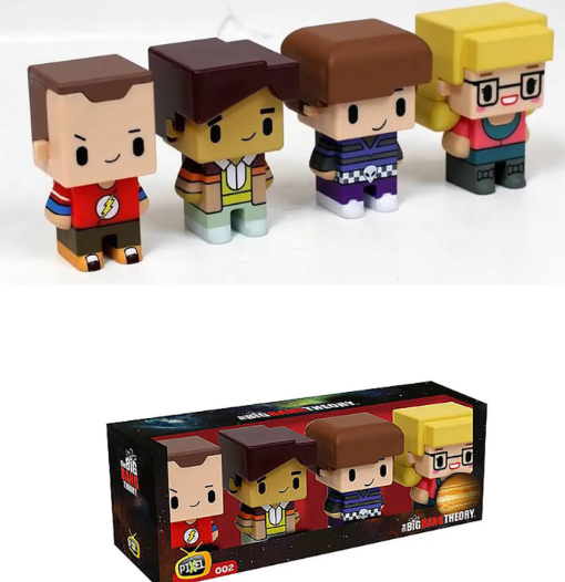 Big Bang Theory Set of 4 Pixel Figures 7cm – Infinity Gifts NZ Big Bang Theory Set of 4 Pixel Figures 7cm – Infinity Gifts NZ