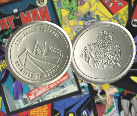 DC Comics Metal Design Coasters