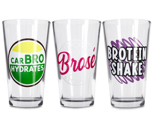 The Best Bros 3 Beer Glass Set