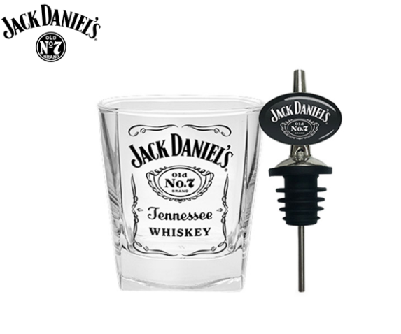 Jack Daniel's Gift Pack- Spirit Glass & Pourer