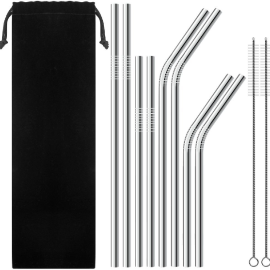 Stainless Steel Straw 10p PACK