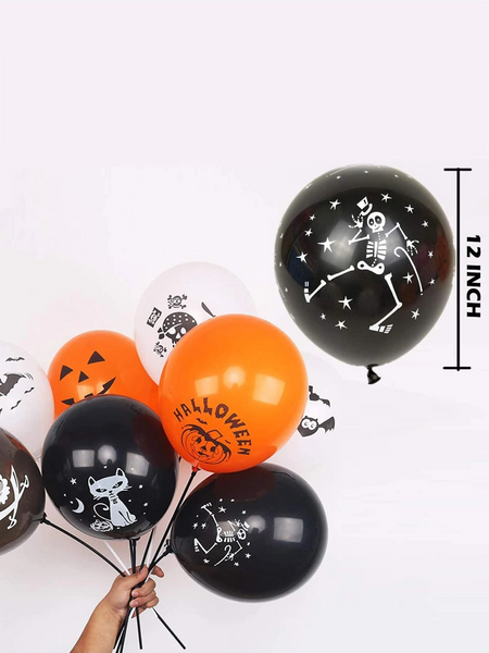 Halloween Balloons - 20 pack Assorted