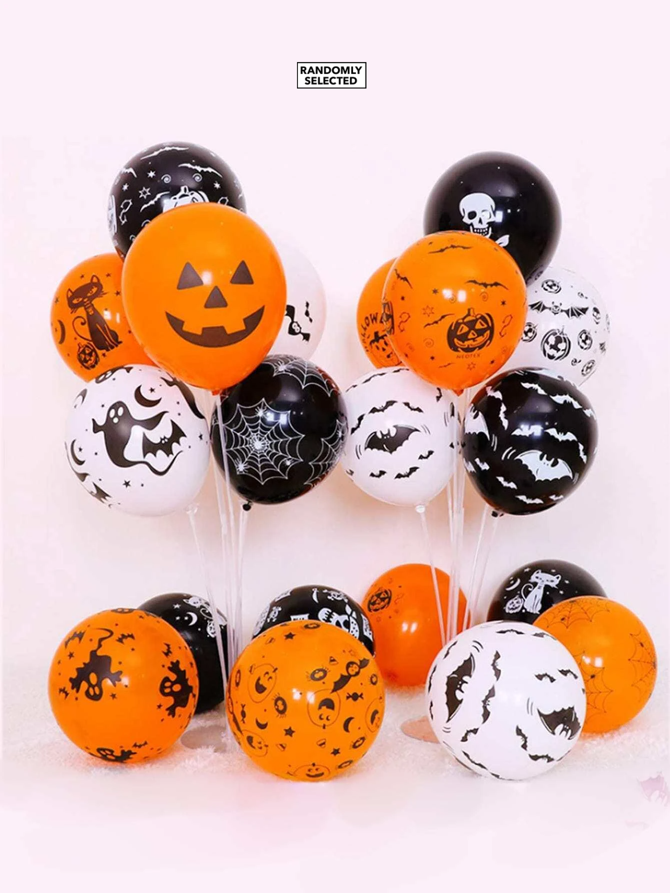 Halloween Balloons - 20 pack Assorted