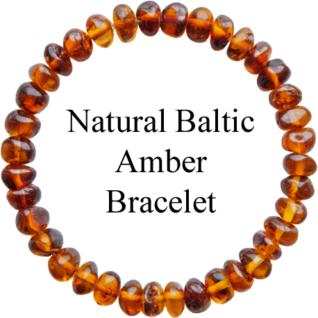 Natural Baltic Amber Healing Adult Bracelet