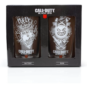 Call of Duty Two Pack Glasses in a Presentation Box