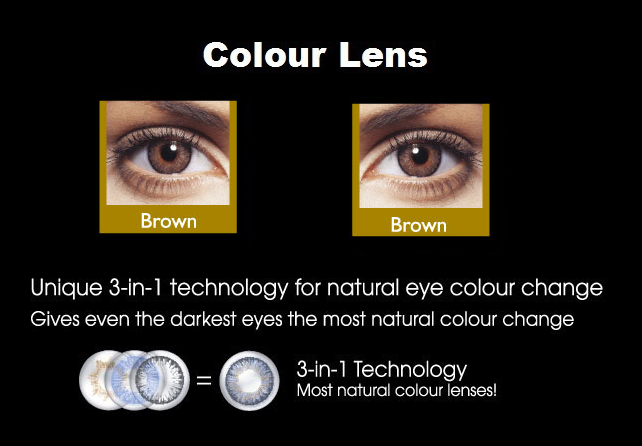 Cosmetic Contact Lens- Brown