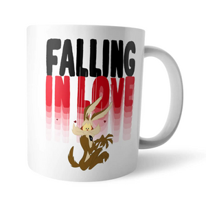 Looney Tunes Falling In Love -Coyote Mug