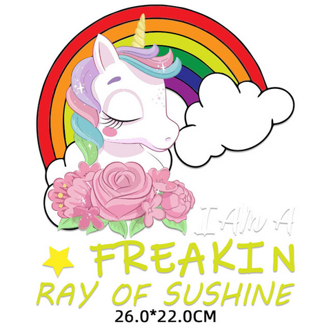 Heat Transfer Sticker- Unicorn