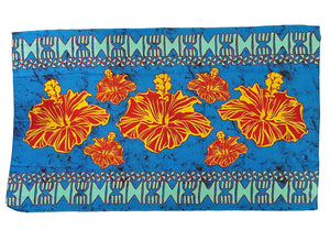 Sarong Hibiscus Blue