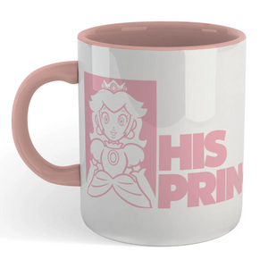 Super Mario - His Princess Mug (White/Pink)