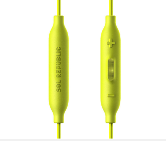 SOL Republic Relays Sport Wireless Headphones - Lemon Lime