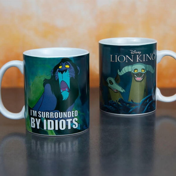 Disney Lion King- I'm Surrounded By Idiots Scar Mug 330ml