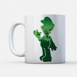 Nintendo Super Mario- Luigi Silhouette Mug