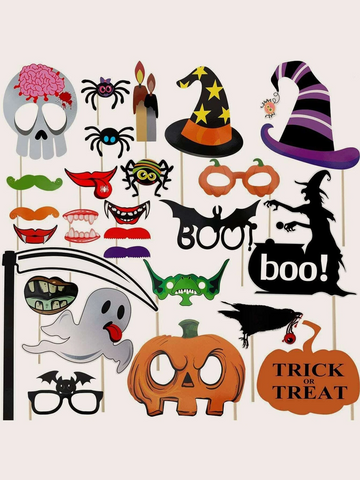 Halloween Photobooth Prop - 26pcs