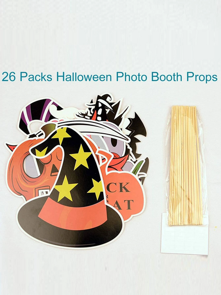 Halloween Photobooth Prop - 26pcs