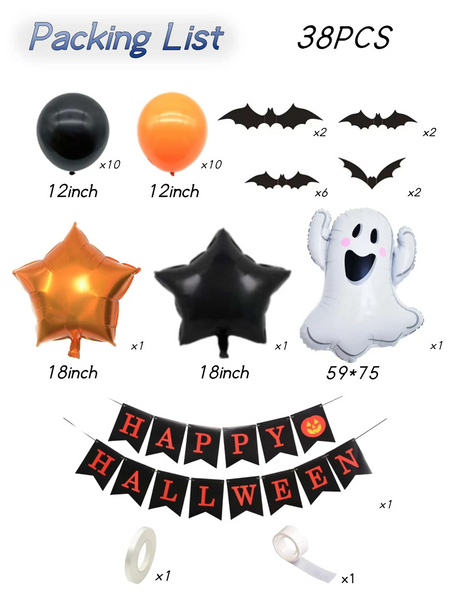 Halloween Decorative Party (37p) Set