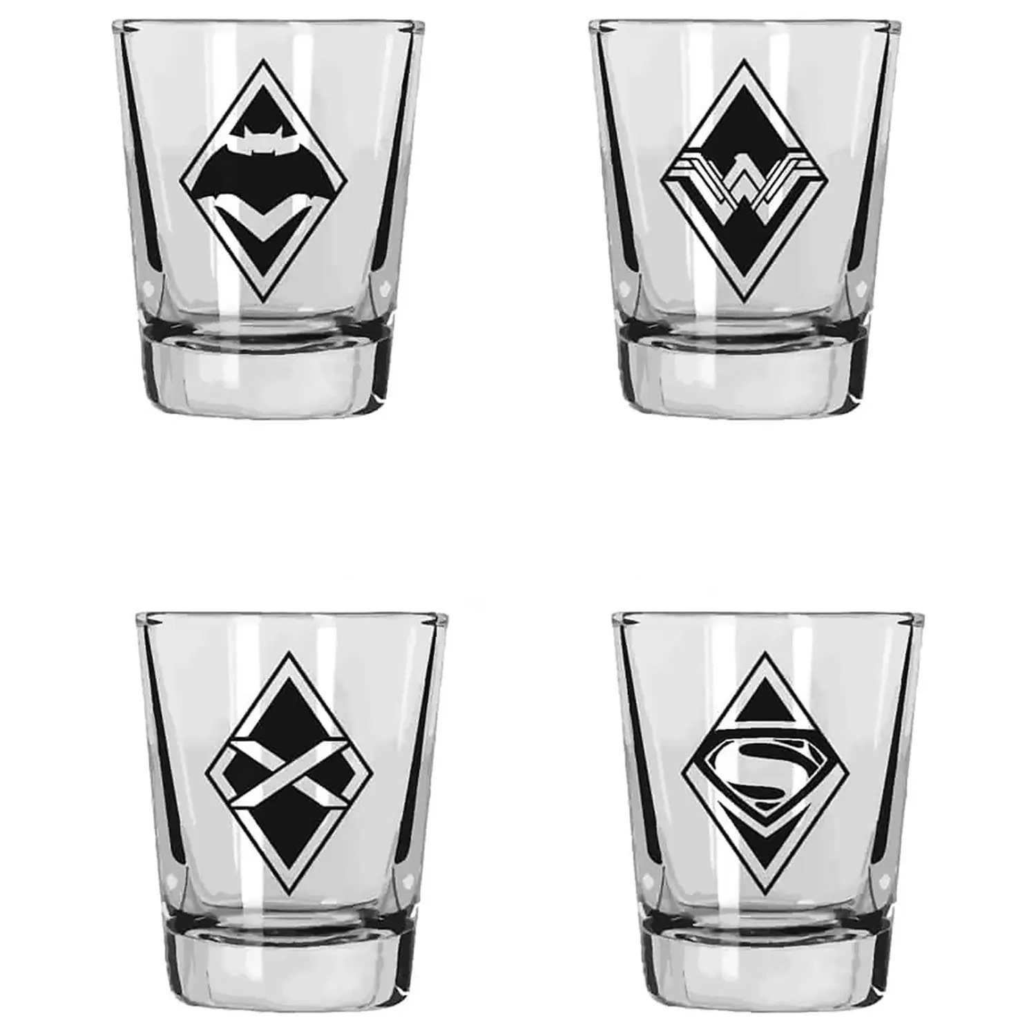 DC Comics Universe Shot Glasses Set of 4