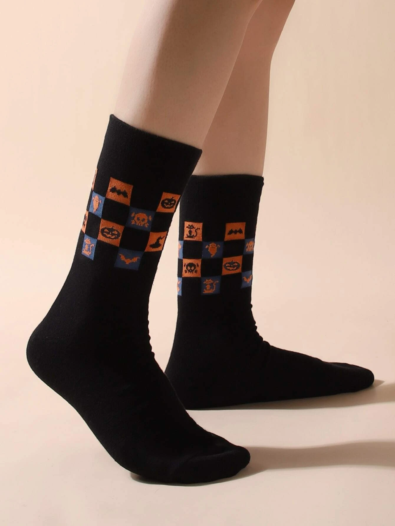 Halloween Design Crew Socks