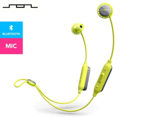 SOL Republic Relays Sport Wireless Headphones - Lemon Lime