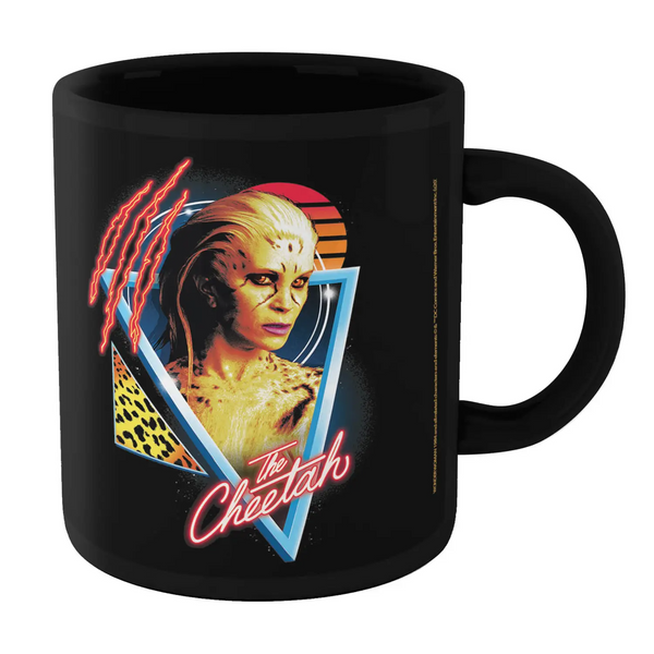 Wonder Woman & The Cheetah Mug - Black