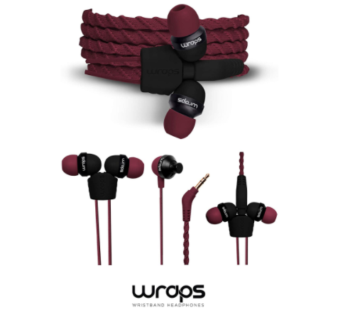 Wraps Wristband Headphones w/ Microphone (Assorted)