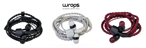 Wraps Wristband Headphones w/ Microphone (Assorted)